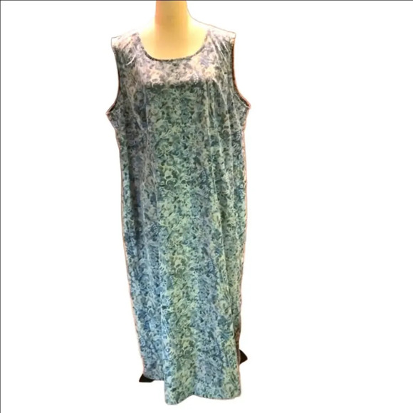 90s M.H.M. Melissa Harper 2 pc Maxi Sage Green Jacket Green & White Dress 20W - Picture 5 of 16